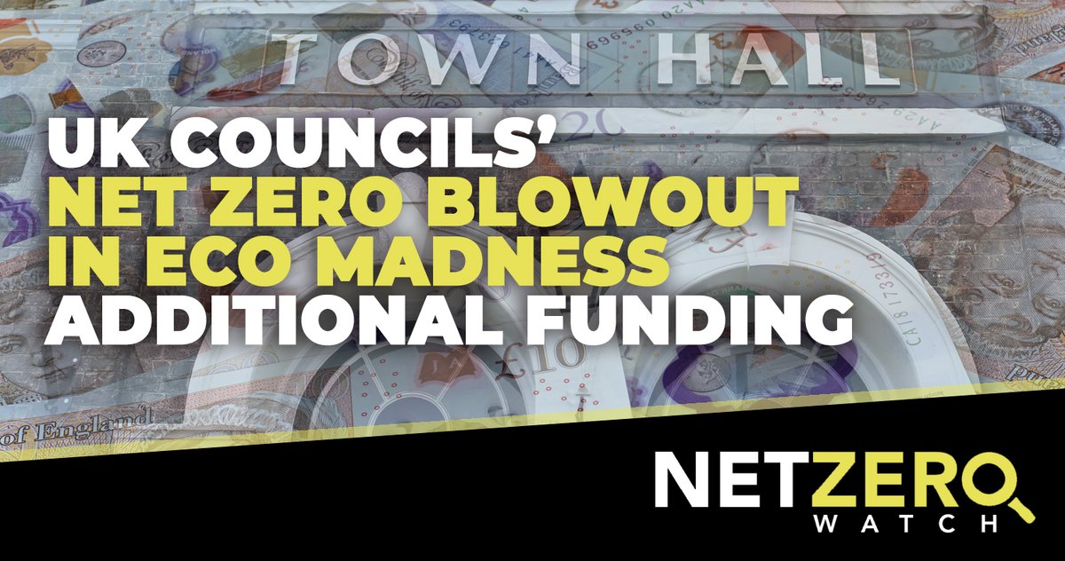 DOGE UK reports on the current additional funding UK councils are getting for Net Zero, with most of the grants coming through Innovate UK, a subsidy of UK Research and Innovation, which receives a whopping £8.9 billion of taxpayer's cash every year.

#CostOfNetZero