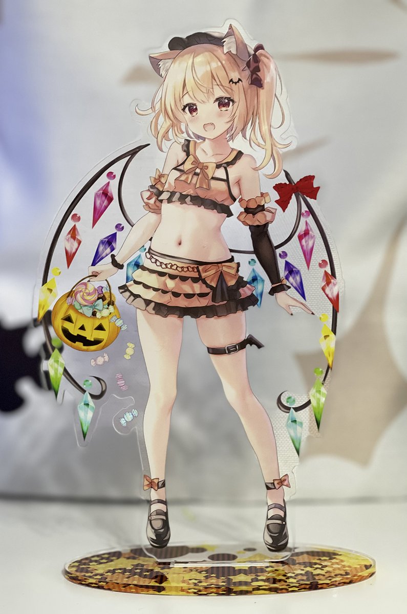 BOOTHにて例大祭新作アクスタ&再販アクスタ受注開始しました
■【例大祭22新作】ぬいぐるみフランちゃんアクスタ
 https://t.co/5p6Efp3Luv 
■ハロウィンフランちゃんアクスタ2024
https://t.co/BJpfHR21HQ 