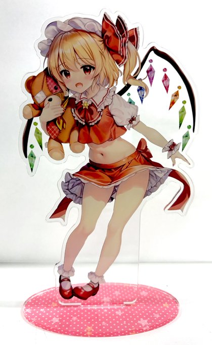 BOOTHにて例大祭新作アクスタ&amp;再販アクスタ受注開始しました 
■【例大祭22新作】ぬいぐるみフランちゃんアクスタ  https://t.co/JIJ6kqM7oN
  ■ハロウィンフランちゃんアクスタ2024 https://t.co/VOEIoqFGJo

#東方 #東方Project #例大祭22 #例大祭 