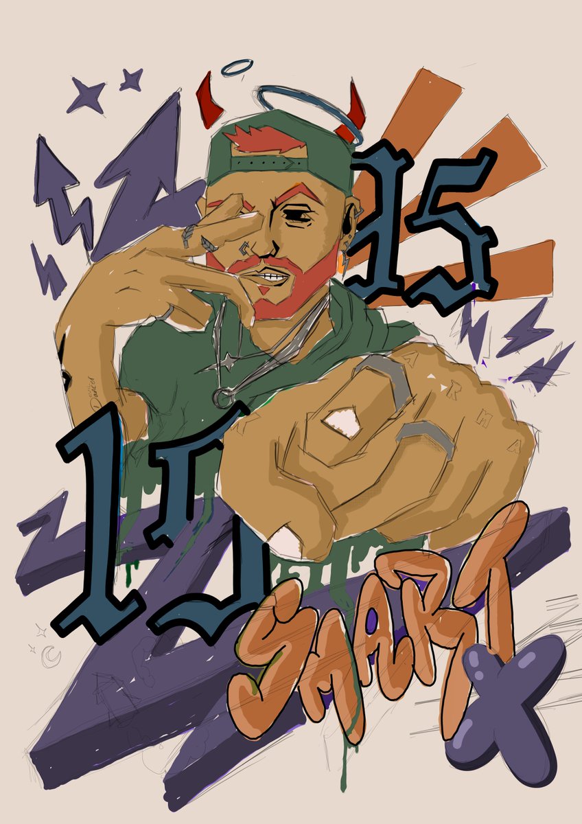 SmartXCreative's tweet image. Still hunting for my own style! I'm trying my do my own take on B-Boy Urban Art. I'd also like to incorporate Cel-shaded too, better known these days as Into the spider-verse style. #artmoot