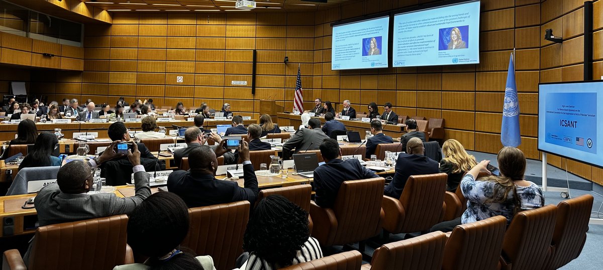 UNODC Terrorism Prevention (@unodc_tpb) on Twitter photo On 11 April, <a href="/UNODC_TPB/">UNODC Terrorism Prevention</a> #CBRN Terrorism Prevention Programme and <a href="/StateISN/">State ISN Bureau</a> held a High-Level Seminar for 70+ Vienna-based diplomats from 60+ countries to discuss the importance of #ICSANT to prevent and counter nuclear terrorism.
Thanks to 🇺🇸 funding.
👉bit.ly/3RQAm16 On 11 April, <a href="/UNODC_TPB/">UNODC Terrorism Prevention</a> #CBRN Terrorism Prevention Programme and <a href="/StateISN/">State ISN Bureau</a> held a High-Level Seminar for 70+ Vienna-based diplomats from 60+ countries to discuss the importance of #ICSANT to prevent and counter nuclear terrorism.
Thanks to 🇺🇸 funding.
👉bit.ly/3RQAm16