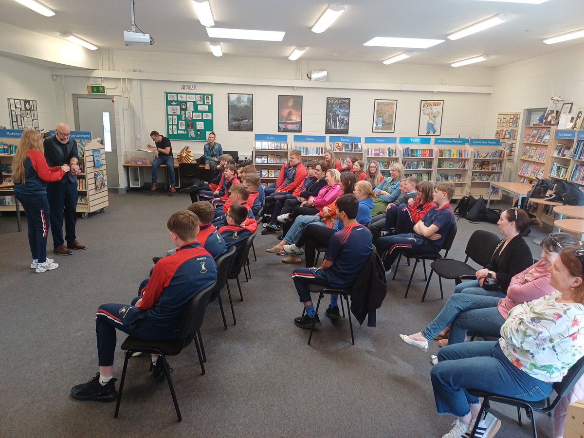 JCSP Library CCM (@colchilmlib) on Twitter photo Reuben the Entertainer, was the special guest at our JCSP Summer Celebrations, which took place today in the school library. It was great to see so many parents attend also. These celebrations are a reward for the achievements of these students.
<a href="/jcsplibraries/">JCSP Library Project</a> <a href="/ccmwicklow/">CCM Wicklow</a> Reuben the Entertainer, was the special guest at our JCSP Summer Celebrations, which took place today in the school library. It was great to see so many parents attend also. These celebrations are a reward for the achievements of these students.
<a href="/jcsplibraries/">JCSP Library Project</a> <a href="/ccmwicklow/">CCM Wicklow</a>