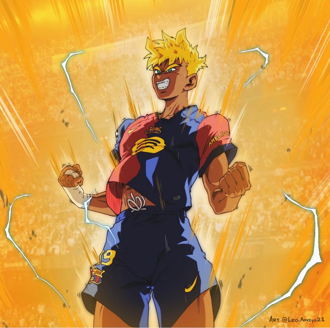 👱🏿‍♂️🔥⏳💙❤️