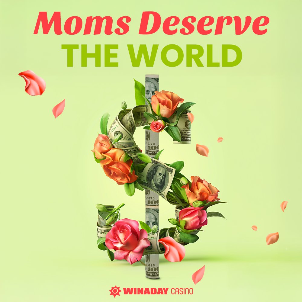 Get your codes for Mother's Day!  🤰💐

Free Chip
Code: MOTHERSDAY
 
Jackpot Spins
Code: JACKPOT

44% Match
Code: ILOVEMOM

winadaycasino.eu/en/promotions