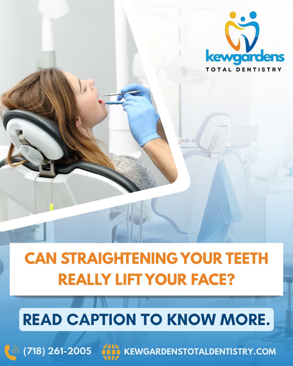You might not realize it, but your bite plays a big role in your facial structure. When teeth are misaligned, it can actually cause your lower face to look shorter, cheeks to lose support, and the jaw to appear less defined.

🔗Book Appointment - kewgardenstotaldentistry.com/contact