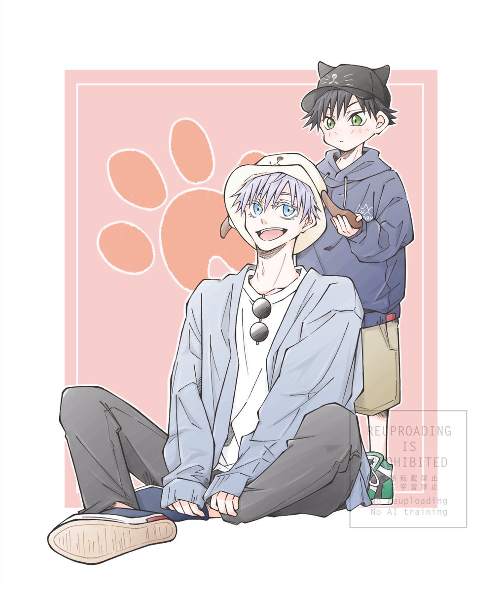 #ひらいて赤ブー
#愛しの教え子
五🩵悟×伏💚恵
五伏プチの開催をよろしくお願いします！