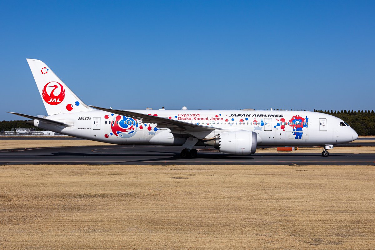 2025.03.14
Japan Airlines
Boeing 787-8 JA823J
"Osaka Expo 2025 Livery"
at Narita Int'l Airport
ーーーーーーーーーーーー
ようやく好条件で撮ることができたミャクミャクJET。閉幕までに一度は行ってみたいところです。