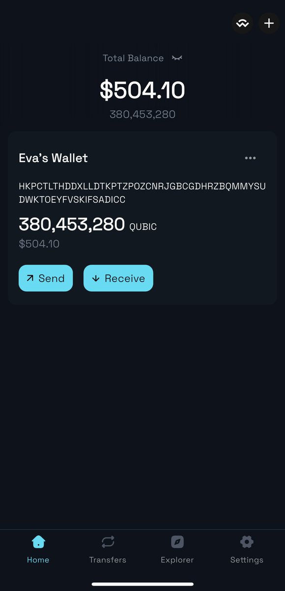 MrsEvaMiller's tweet image. #QubicWallet never sleeps.  No borders. No tariffs.

$Qubic #MobileBank #Feeless
