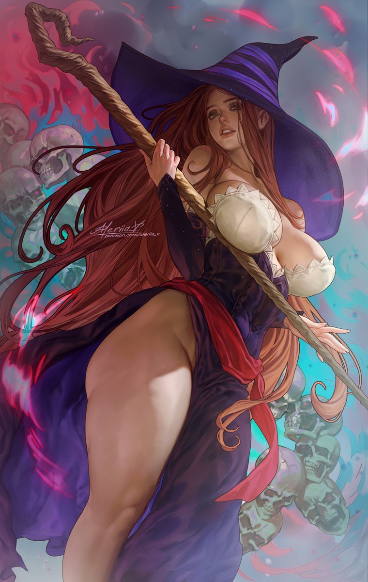 Fan art | Dragon's Crown - Sorceress

Artist: <a href="/Aleriia_V/">Aleriia_V (Lera)</a>