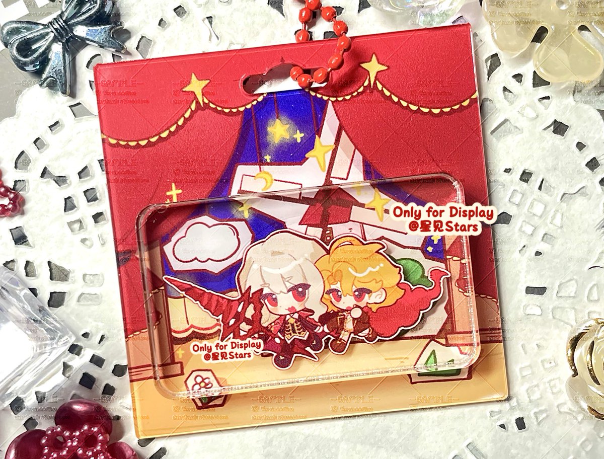 MiliniBoxx's tweet image. 是最近做的小玩意！仿吸塑挂件真好玩(*ෆ´ ˘ `ෆ*)♡