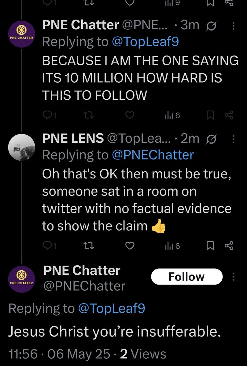 Bull shit chatter gets asked for factual evidence, can't, so blocks me 🤦🏻‍♂️😂