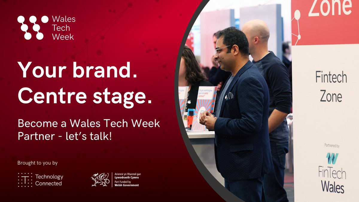 💥 Partnering with #WalesTechWeek 2025 means strategic exposure that actually connects - with senior leaders, policy-makers, and ambitious founders looking to partner, buy or build with you.

🔗 Explore partnership options: loom.ly/xczbvPc