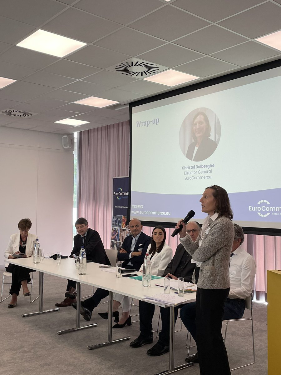 EuroCommerce (@eurocommerce) on Twitter photo ❗️And that's a wrap!
We closed the Consumer Electronics Retail Day with a panel on the role of retailers in fostering circular economy and with some final remarks by our DG <a href="/CDelberghe/">Christel Delberghe</a>
✨We also want to thank <a href="/RansonF/">Florence R.</a> for moderating this event!
#CERIG ❗️And that's a wrap!
We closed the Consumer Electronics Retail Day with a panel on the role of retailers in fostering circular economy and with some final remarks by our DG <a href="/CDelberghe/">Christel Delberghe</a>
✨We also want to thank <a href="/RansonF/">Florence R.</a> for moderating this event!
#CERIG