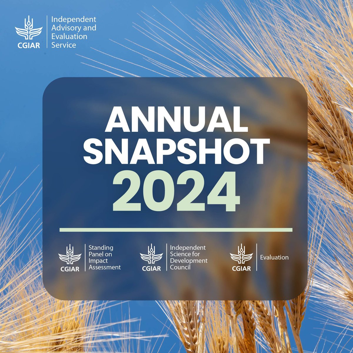 💫 2024 in numbers, stories, and impact! 

🔔 In case you missed it, take a look back at what we achieved, what we learned, and where we’re going next in our 2024 Annual Snapshot 👉 bit.ly/4b0iUQF 

<a href="/CGIAR/">CGIAR</a> <a href="/isdc_cgiar/">ISDC</a> <a href="/cgiarspia/">CGIAR SPIA</a>