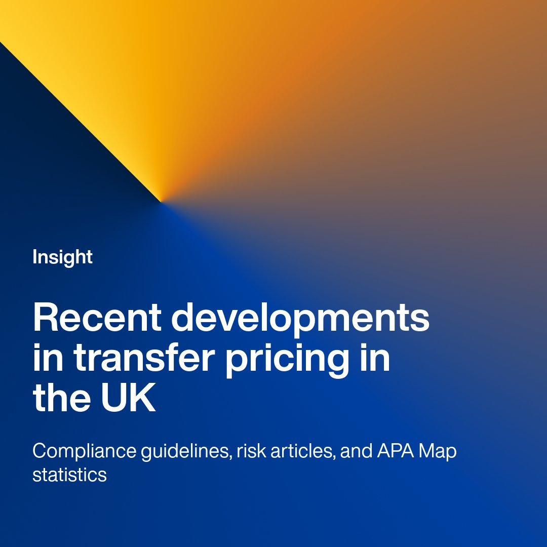 Transfer pricing is crucial for multinational enterprises (MNEs) in the UK as international tax rules continue to evolve. 

This article highlights three updates UK businesses must know: rb.gy/v6g8m8

#TransferPricing #UKBusinesses #MultinationalEnterprises