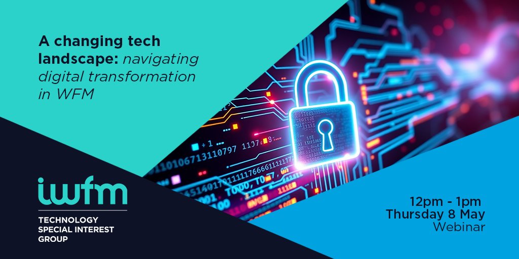 Join us for the first of a three-part webinar series hosted by the IWFM Technology SIG, focusing on the latest digital developments shaping the future of #workplace and #facilitiesmanagement (WFM).

Register your place: ow.ly/B3zG50VNt5U

 #DigitalTransformation
