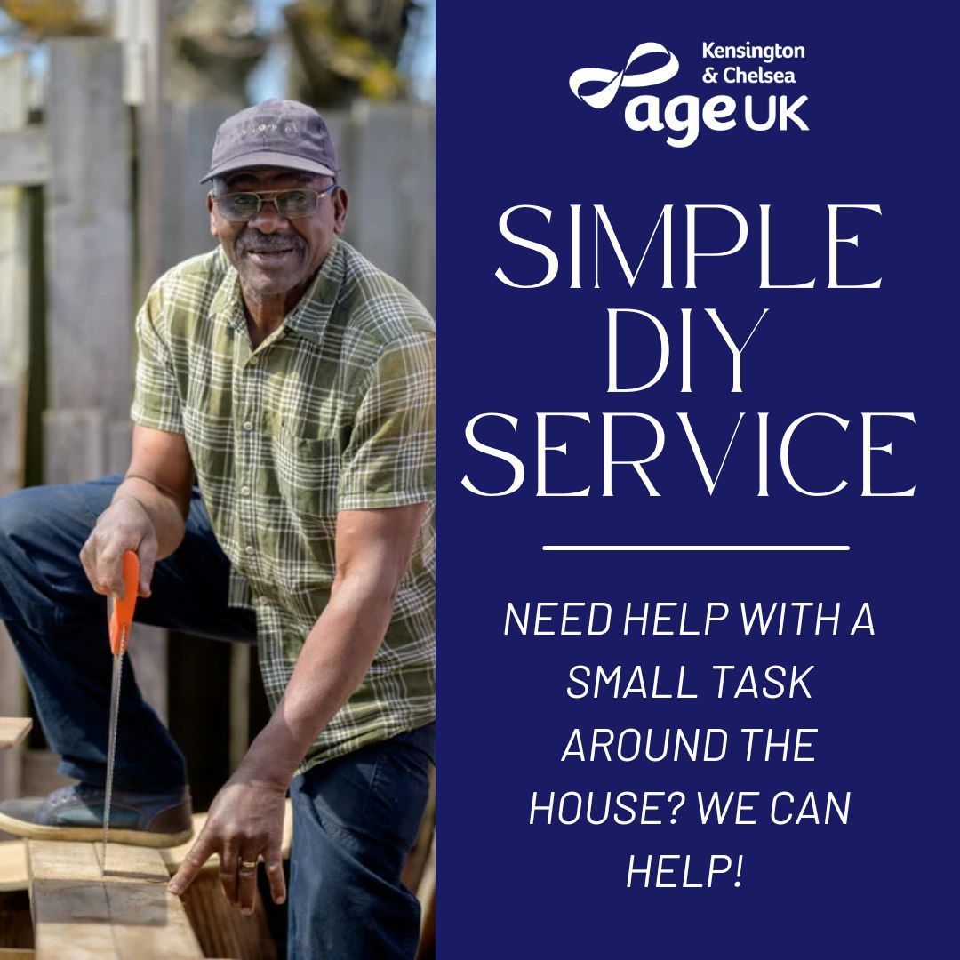 Age UK K&C (@ageukkandc) on Twitter photo We can help with small tasks around the house such as hanging pictures, fixing cabinet hinges, assembling flat packed furniture, and so much more! If you would like help from our Practical Help service, call Guy on 07508329194 or email gsimpson@aukc.org.uk. We can help with small tasks around the house such as hanging pictures, fixing cabinet hinges, assembling flat packed furniture, and so much more! If you would like help from our Practical Help service, call Guy on 07508329194 or email gsimpson@aukc.org.uk.
