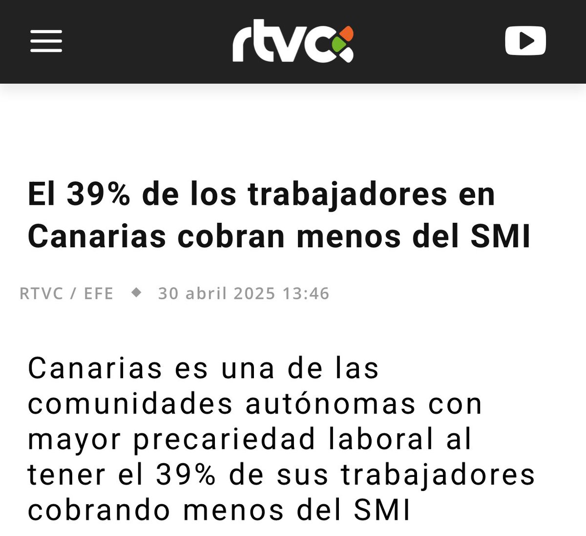 Es imposible que se de cuenta, 0 empatía y es normal, la culpa la tenemos nosotros, el 18 nos vemos en las calles de toda las islas.