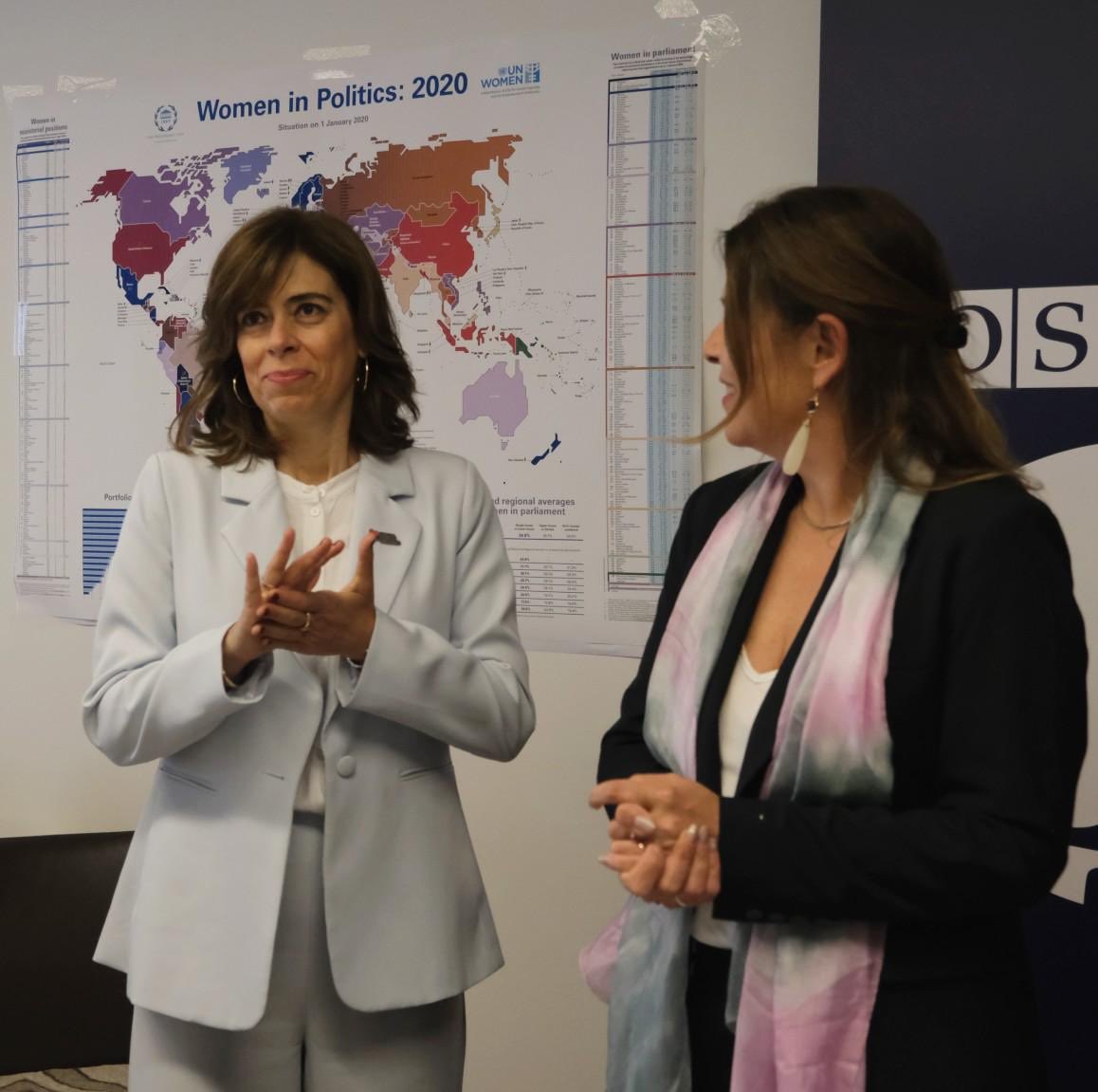 Lara Scarpitta (@lscarpitta_osce) on Twitter photo Happy to meet today <a href="/BelenSanzLuq/">Belén Sanz Luque</a>, <a href="/unwomeneca/">UN Women Europe & Central Asia</a> Regional Director. Held strategic discussions on how to boost our co-operation to advance gender equality.
Policy progress depends on partnership. We go further when we go together. <a href="/OSCE/">OSCE</a> Happy to meet today <a href="/BelenSanzLuq/">Belén Sanz Luque</a>, <a href="/unwomeneca/">UN Women Europe & Central Asia</a> Regional Director. Held strategic discussions on how to boost our co-operation to advance gender equality.
Policy progress depends on partnership. We go further when we go together. <a href="/OSCE/">OSCE</a>