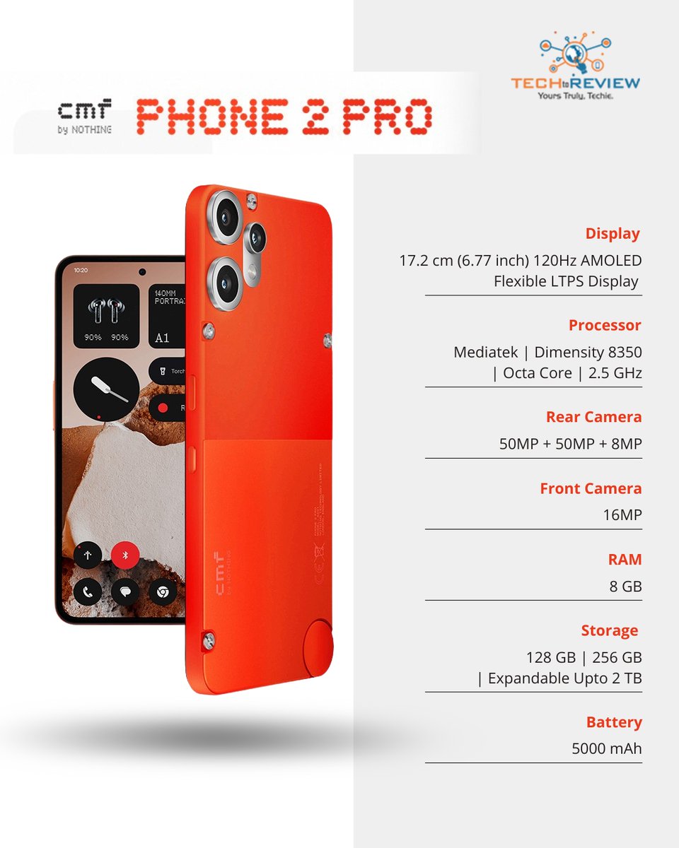 Is the CMF Phone 2 Pro, priced at ₹18,999, the ultimate budget smartphone? With a 6.77” AMOLED display and triple cameras, it looks impressive. Does its performance match? Share your thoughts!

#TechToReview #CMFPhone2Pro #BudgetSmartphone #AMOLEDDisplay #TripleCameras