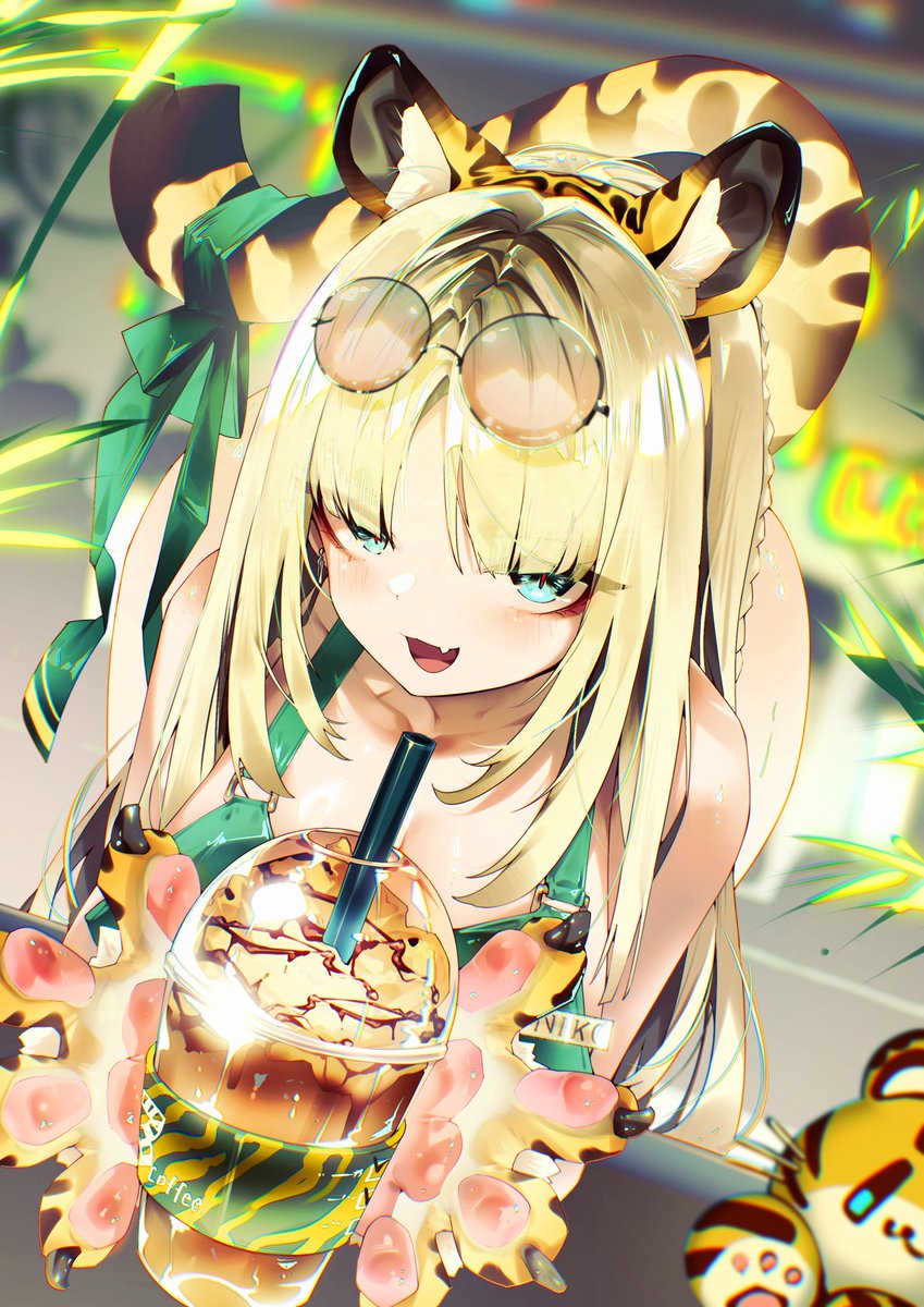 parus_p's tweet image. #ニコたん描いたん
☕