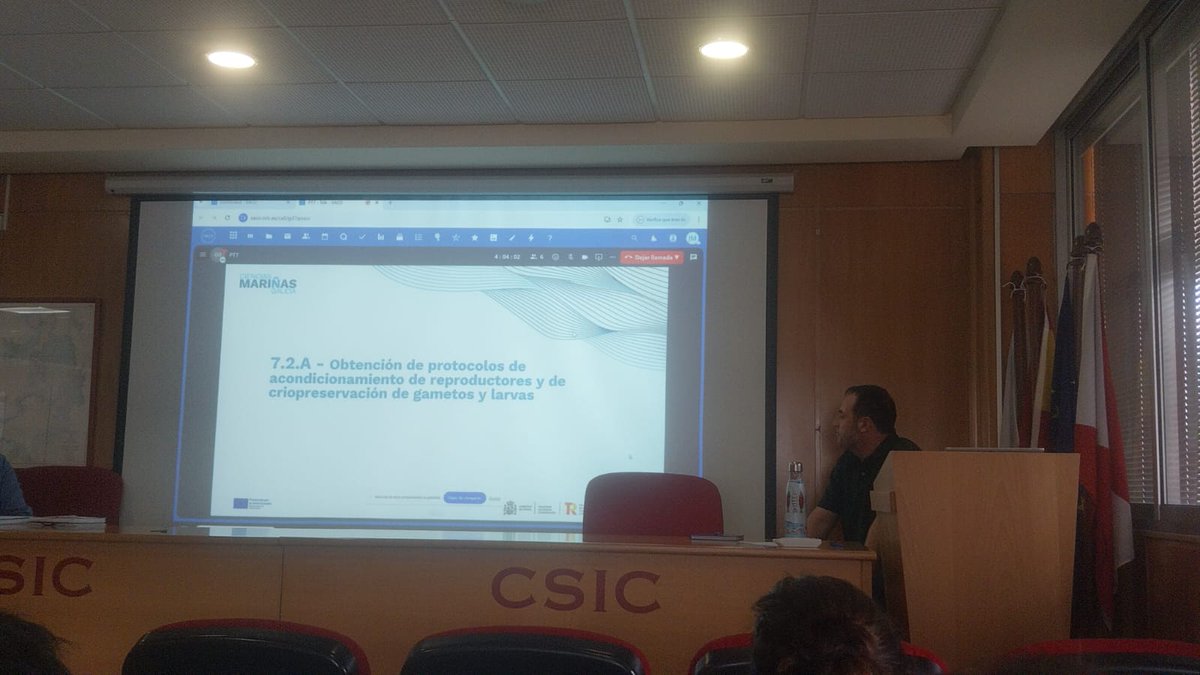 IEO Vigo (@ieovigo) on Twitter photo 🌊 Onte tivo lugar no <a href="/IIM_CSIC/">Instituto de Investigacións Mariñas - CSIC</a> a reunión de seguimento do PT7. Produción sostible de moluscos, do programa #CienciasMariñasGal
<a href="/costafiz/">Fiz da Costa</a> presentou os avances da Actuación 7.2. Abastecemento sostible de semente de moluscos bivalvos de criadeiro 🌊 Onte tivo lugar no <a href="/IIM_CSIC/">Instituto de Investigacións Mariñas - CSIC</a> a reunión de seguimento do PT7. Produción sostible de moluscos, do programa #CienciasMariñasGal
<a href="/costafiz/">Fiz da Costa</a> presentou os avances da Actuación 7.2. Abastecemento sostible de semente de moluscos bivalvos de criadeiro