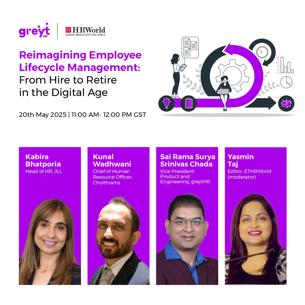 ETHRWorld The Middle East (@ethrworldme) on Twitter photo Don’t Miss Out – Live Webinar | May 20 | 11 AM–12 PM GST
Reimagining Employee Lifecycle Management: From Hire to Retire in the Digital Age
Seats are limited—register now to secure your spot.
hrme.economictimes.indiatimes.com/webinar/reimag…
#EmployeeExperience #HRTech #DigitalHR #BrandConnectInitiative Don’t Miss Out – Live Webinar | May 20 | 11 AM–12 PM GST
Reimagining Employee Lifecycle Management: From Hire to Retire in the Digital Age
Seats are limited—register now to secure your spot.
hrme.economictimes.indiatimes.com/webinar/reimag…
#EmployeeExperience #HRTech #DigitalHR #BrandConnectInitiative