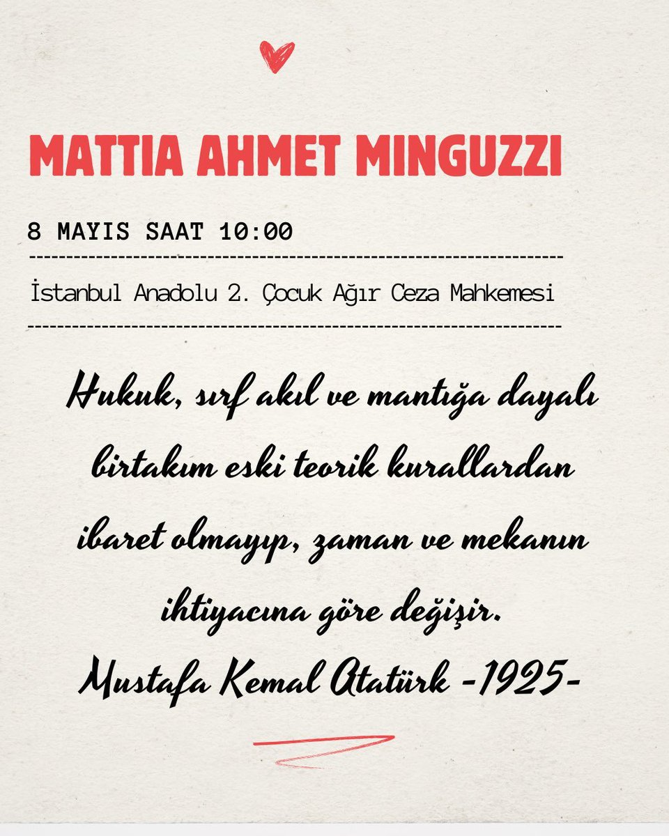 bcum's tweet photo. yanındayız Ahmet 
#MattiaAhmetMinguzzi https://t.co/TS9QWetCNP