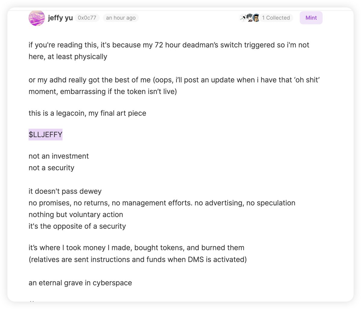 这..注定会载入WEB3史册的叙事。