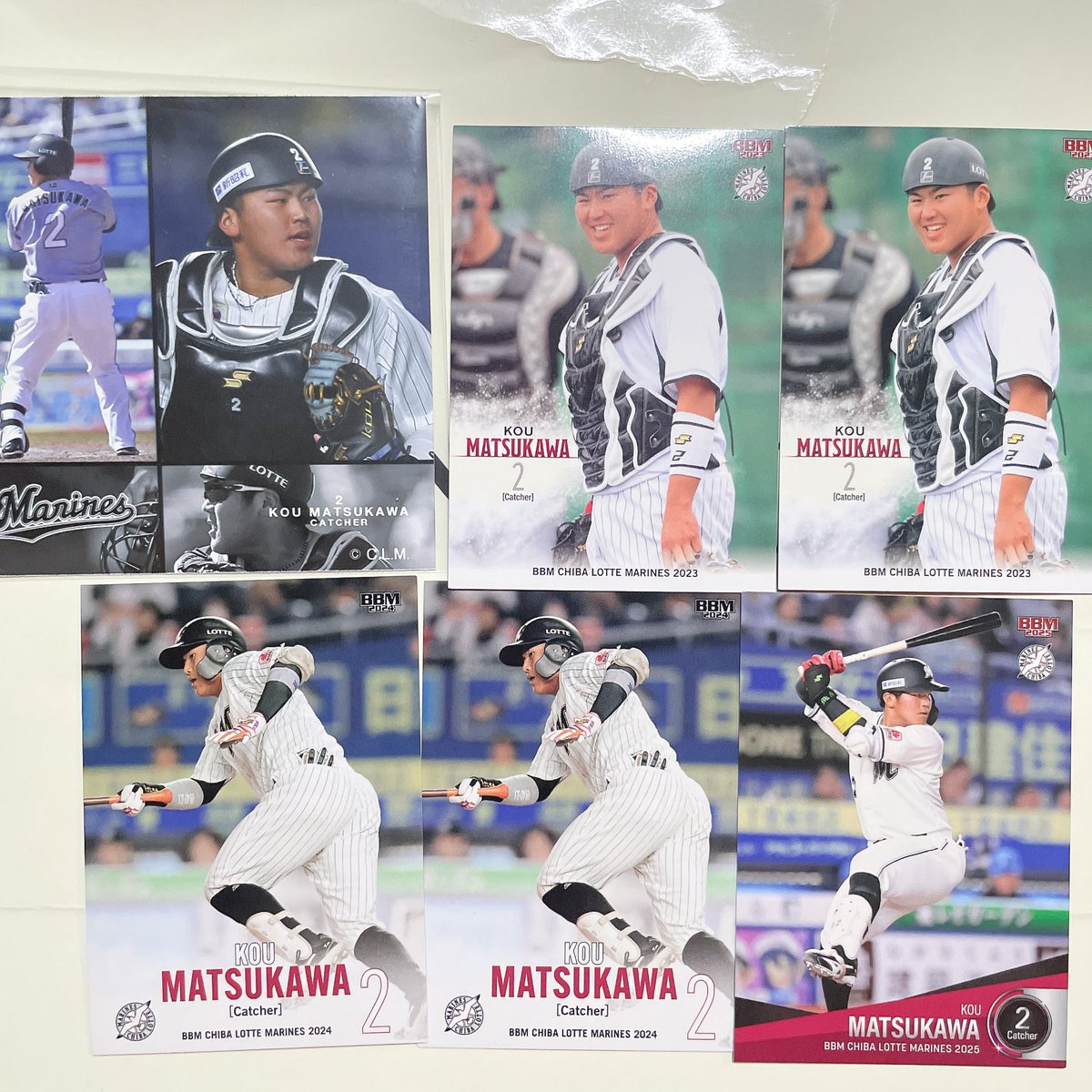 T2Qvz's tweet photo. 千葉ロッテマリーンズ 松川虎生 グッズお譲りします。

【求】買取 または 63と交換(異種◎)
【取引方法】現地/メルカリ・ラクマ・ヤマトの匿名配送

ALT要確認
お求めの方DMまたはリプお願いいたします。

#chibalotte #マリーンズガチャ #松川虎生 https://t.co/kyYIOdtfo1