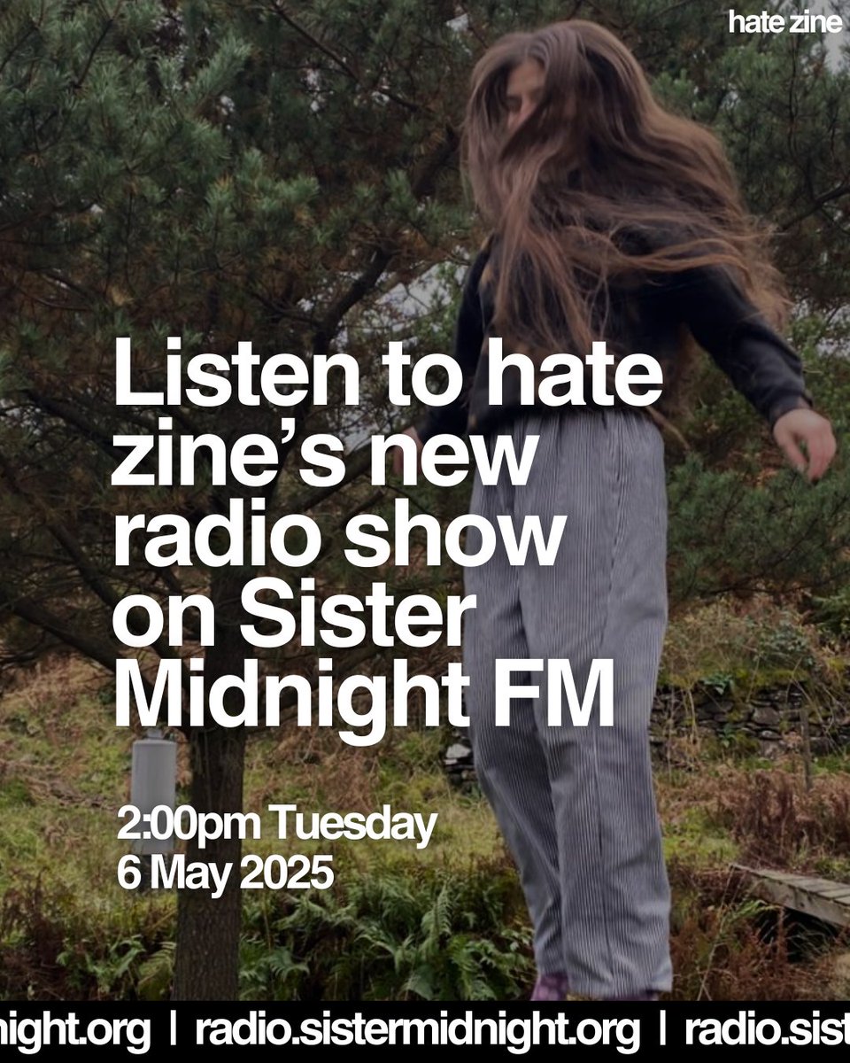 hate zine (@hatezine) on Twitter photo 🔴 We’re going live on <a href="/sismidfm/">sistermidnightfm</a> (<a href="/sistermidnightt/">Sister Midnight</a>) at 2pm, bringing you some of our favourite disco tracks to brighten this grey Tuesday.
Listen here 👇
radio.sistermidnight.org 🔴 We’re going live on <a href="/sismidfm/">sistermidnightfm</a> (<a href="/sistermidnightt/">Sister Midnight</a>) at 2pm, bringing you some of our favourite disco tracks to brighten this grey Tuesday.
Listen here 👇
radio.sistermidnight.org