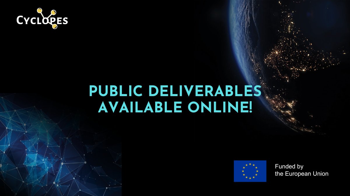 📢 CYCLOPES Deliverables are available online!

📄 Access and read them here: lnkd.in/dfEzibhV
Also in the CORDIS webpage: lnkd.in/dybBAgYj

@cyclopes #lawenforcement #h2020 #results #cybercrime