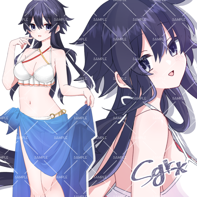 skeb納品しました凪夏ちゃん!!!!!!!
私服も描きたかった…ジャケット羽織り水着も描きたかった…でも私は凪夏ちゃんにしては気持ちレア度が高そうなパレオの誘惑に負けた……ッ!!!!!!
「夏の浜辺で純粋な男の子の初恋を奪ってそう」がテーマです(?)
(私信:psdいじるとパレオが外せます) 