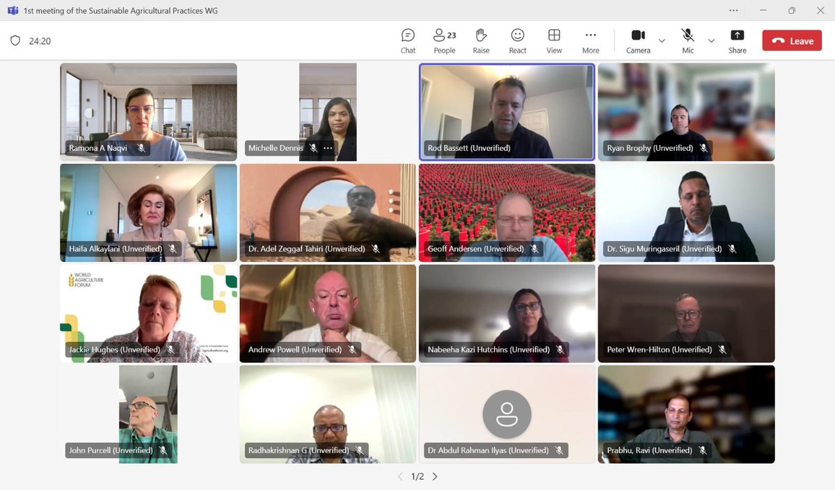 🚜 The WAF Working Group on Sustainable Agri Practices kicks off! A bold start toward policy, partnerships &amp; climate-smart action that creates real, lasting change. 🌱💡 #WAF #SustainableAgri #AgriTech #FoodSecurity #ClimateSmartFarming #ActionForAgri