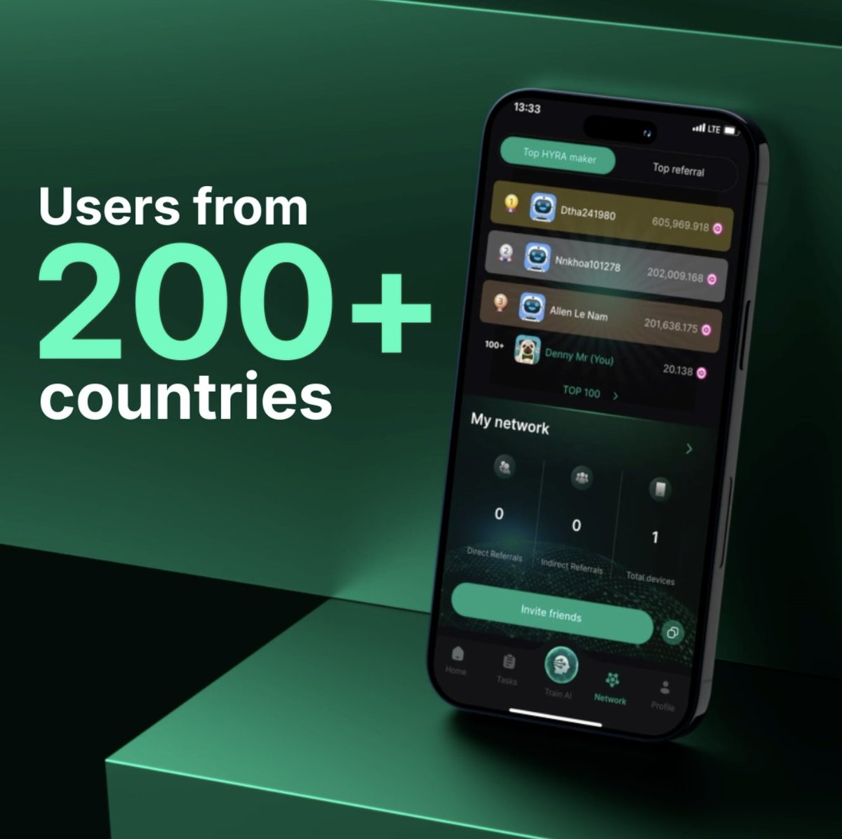 AI_Hyra's tweet image. 🚀Over 200+ countries are now part of the AI revolution.

Turn your idle device into an earning machine with Hyra’s Train-to-Earn model.

💰 Earn $HYRA just by contributing computing power.

Join the future. It’s decentralized. More below👇