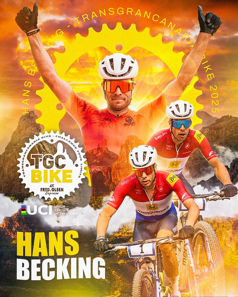 TransGCbike (@transgcbike) on Twitter photo ¡Hans Becking🇳🇱vuelve a Gran Canaria!🔥
💥 Ganador en 2023 y 2024 de la <a href="/FOexpress/">Fred. Olsen Express</a> #TransgrancanariaBike buscará su tercera victoria consecutiva🤴🚵♀️
🙌🏻 ¡Bienvenido! 🙌🏻
<a href="/turismogc/">GranCanaria.com 🌴☀️</a> | <a href="/GranCanariaCab/">Cabildo Gran Canaria</a> | <a href="/GranCanariaDep/">Gran Canaria Deportes</a> | <a href="/AytoSBT/">SanBartolomeTirajana</a> | @226ers | #IslasCanarias | #CanaryIslands ¡Hans Becking🇳🇱vuelve a Gran Canaria!🔥
💥 Ganador en 2023 y 2024 de la <a href="/FOexpress/">Fred. Olsen Express</a> #TransgrancanariaBike buscará su tercera victoria consecutiva🤴🚵♀️
🙌🏻 ¡Bienvenido! 🙌🏻
<a href="/turismogc/">GranCanaria.com 🌴☀️</a> | <a href="/GranCanariaCab/">Cabildo Gran Canaria</a> | <a href="/GranCanariaDep/">Gran Canaria Deportes</a> | <a href="/AytoSBT/">SanBartolomeTirajana</a> | @226ers | #IslasCanarias | #CanaryIslands
