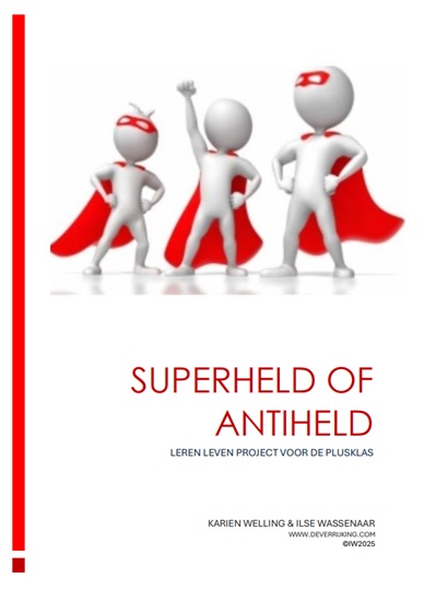Nieuw op deverrijking.com: Project Superheld of antiheld.
Een compleet project, waarin kinderen ontdekken over welke superheldvaardigheden zij beschikken, maar ze ook kijken wat anderen voor kwaliteiten hebben. Wat maakt of jij een superheld of een antiheld wordt?