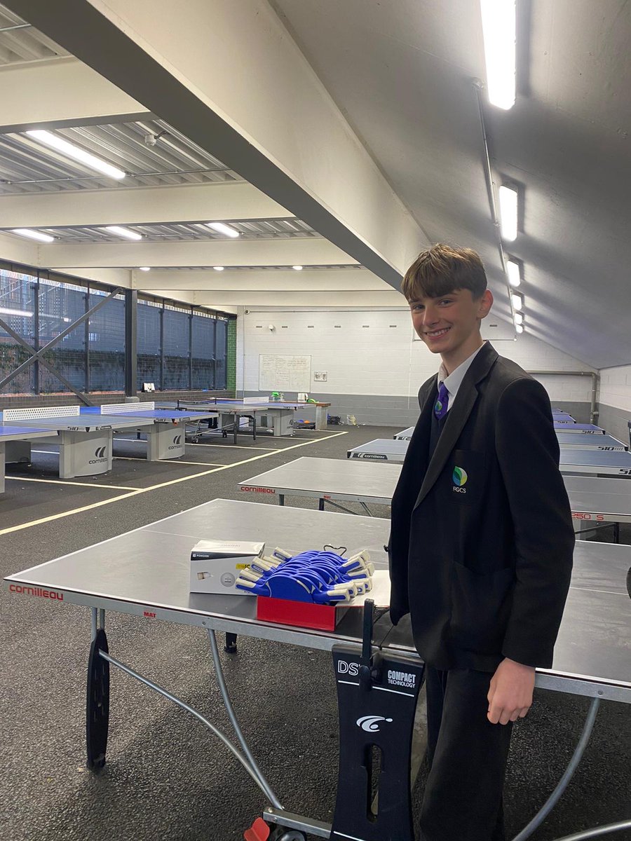 Thank you to Marlon who won a Jack Petchey award. Marlon decided to use the bursary to buy table tennis equipment which will be used every day at lunch time for our new table tennis club! 🏓
