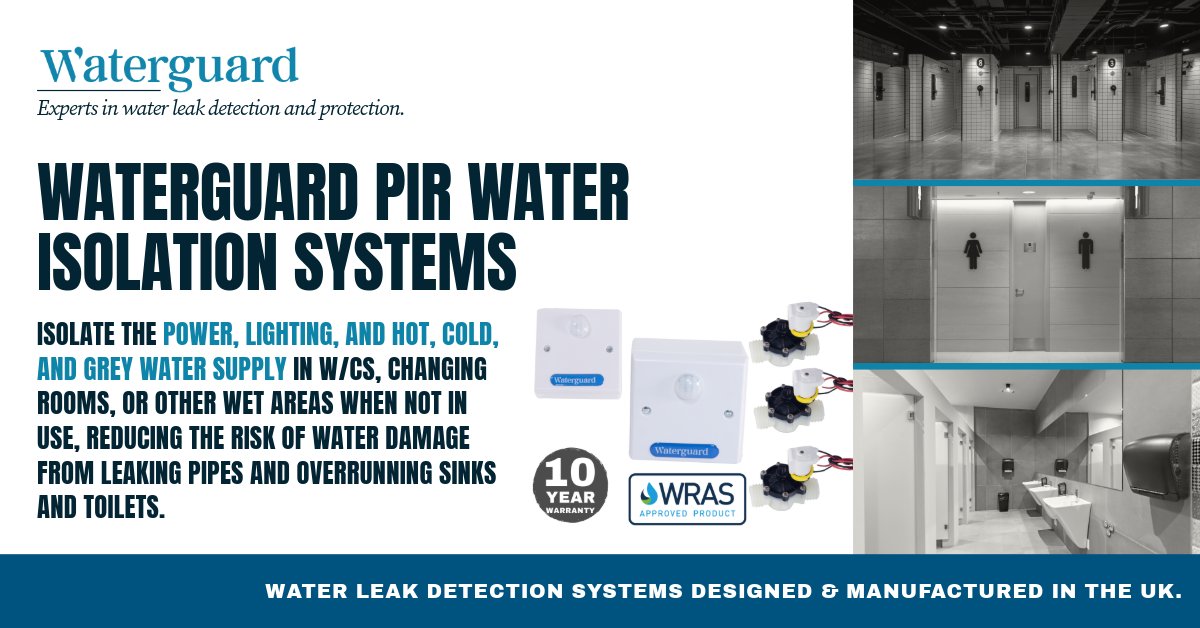 WaterguardL's tweet image. 🌟 **Product Spotlight: Waterguard PIR Water Isolation Systems** 🌟

🔒 *Find out more or buy online shorturl.at/atNlH

#Waterguard #LeakProtection #SafetyFirst #WaterSafety #FloodPrevention