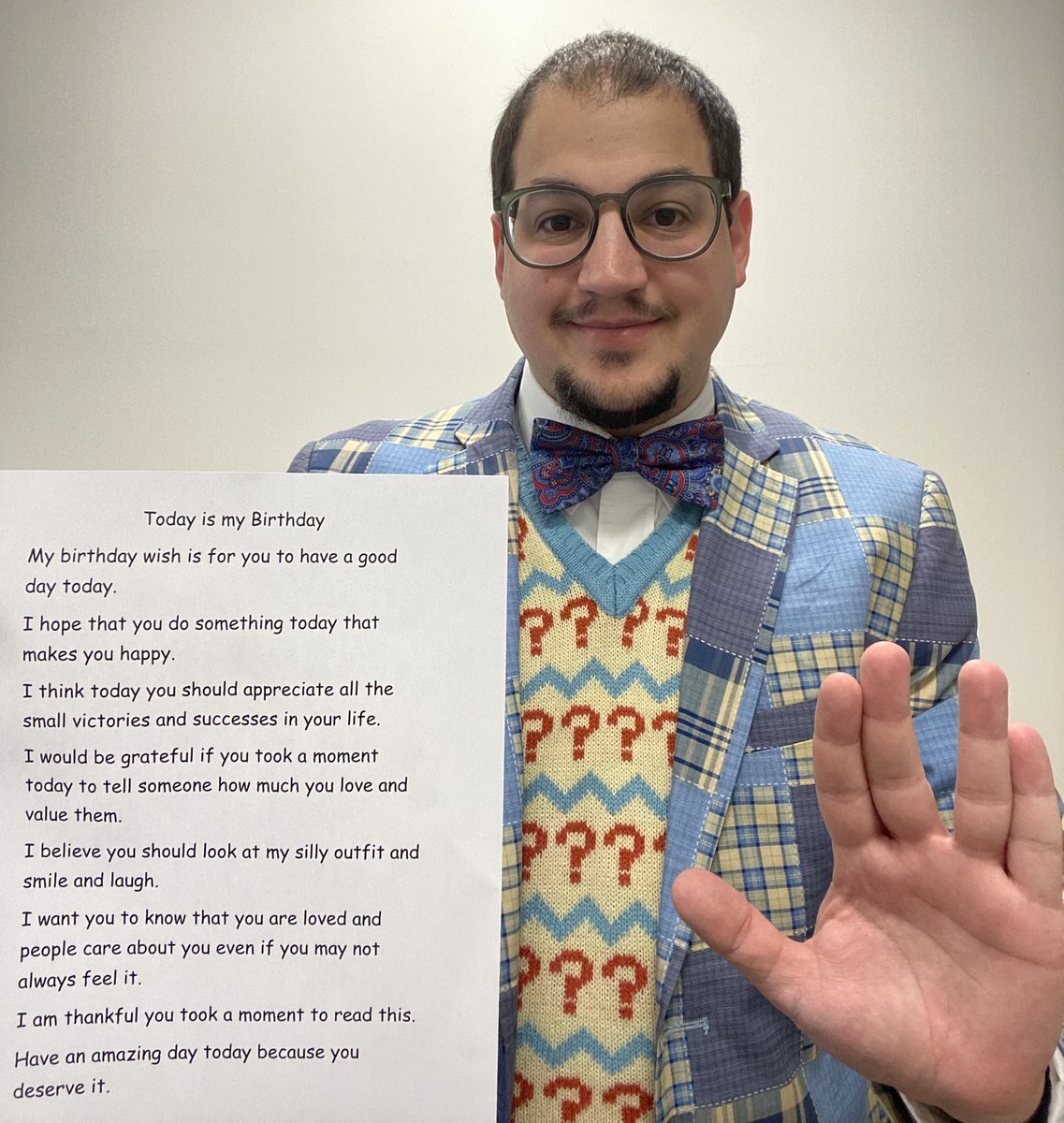 dhausner10's tweet photo. Please read in the picture my birthday wish. I hope you will be able to help me. https://t.co/qSgMpynW1A