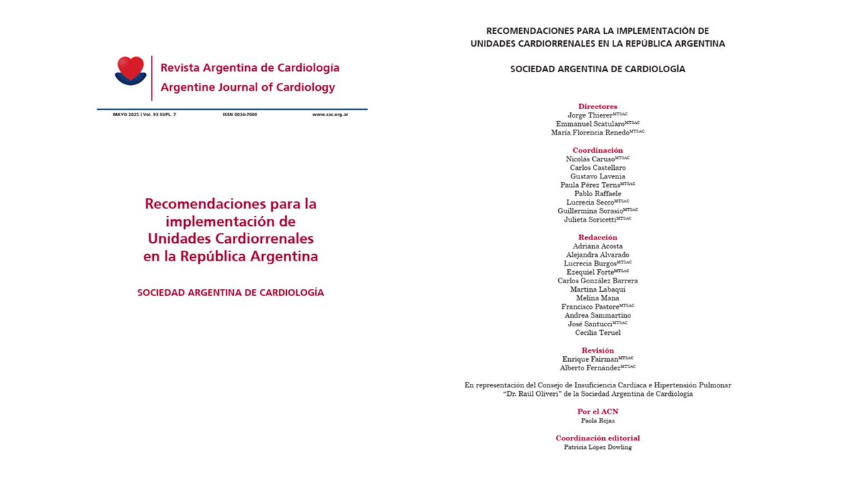 Consejo IC HTP (@htp_ic) on Twitter photo 📣Recomendaciones para la creación de Unidades Cardiorrenales en Argentina. Trabajo conjunto de cardiólogos y nefrólogos desde el Consejo de Insuficiencia Cardíaca e Hipertensión Pulmonar SAC. Felicitaciones a todos! Qué sea de utilidad! <a href="/SAC_54/">Sociedad Argentina de Cardiología</a>
⤵️
sac.org.ar/wp-content/upl… 📣Recomendaciones para la creación de Unidades Cardiorrenales en Argentina. Trabajo conjunto de cardiólogos y nefrólogos desde el Consejo de Insuficiencia Cardíaca e Hipertensión Pulmonar SAC. Felicitaciones a todos! Qué sea de utilidad! <a href="/SAC_54/">Sociedad Argentina de Cardiología</a>
⤵️
sac.org.ar/wp-content/upl…