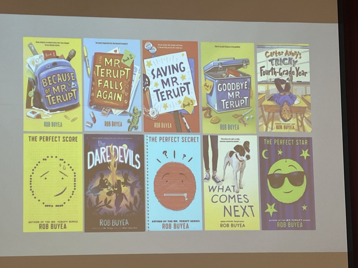 CBklangloisPE's tweet image. Huge shoutout to @CBckehan for bringing in this incredible author to talk to our 3rd-6th grade kiddos!! @RobBuyea 

I even got some new book ideas for my nieces and nephews. Warwick is lucky to have you!!! @CBWarwickElem