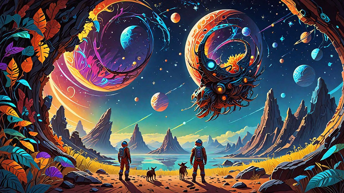 Gm Happy Saturday Legends! 🎨 

Make space for joy today. You deserve it. 💖

art by <a href="/sol_skull/">SKULL²SOL</a>