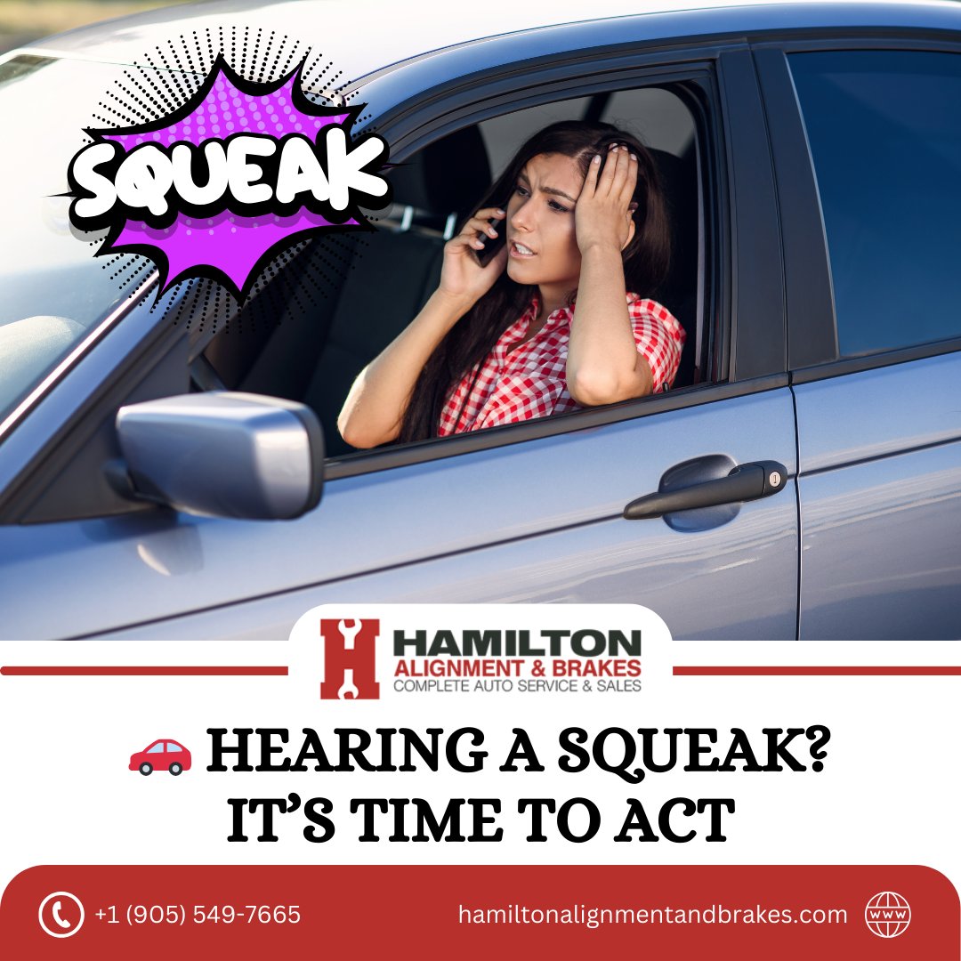 Hearing a Squeak? It’s Time to Act.
Brake squeaking is often an early warning sign of wear or potential issues. At Hamilton Alignment and Brakes, our certified technicians provide comprehensive brake inspections and repairs to keep your vehicle safe and reliable.
📞(905) 549-7665