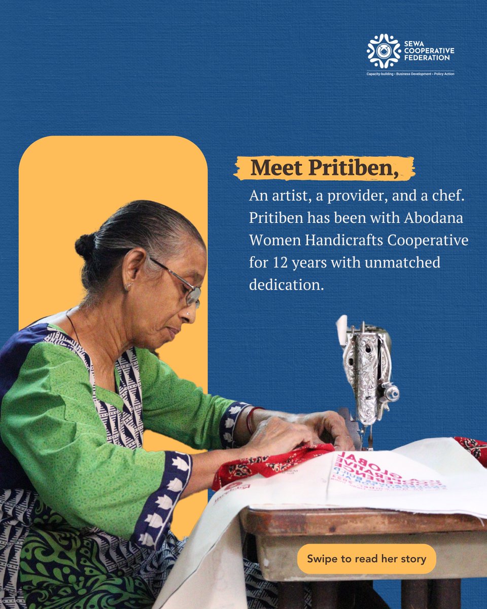 In a world where #informalwomenworkers often carry multiple burdens, Pritiben’s story reminds us: when informal women workers work collectively, they don’t just build a livelihood - they build a #cooperative future.
linkedin.com/posts/sewafede…