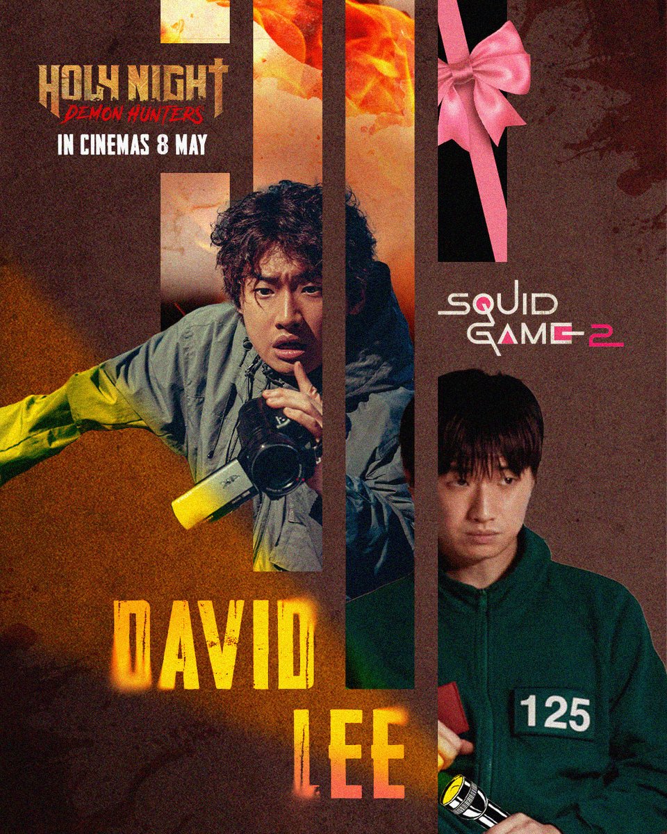 TGVCinemas's tweet image. You may have know him as Player 125 in Squid Game but he is also Kim Gun in #HolyNightDemonHunters 

Get ready as it's showing in TGV May 8 👊 #DavidLee