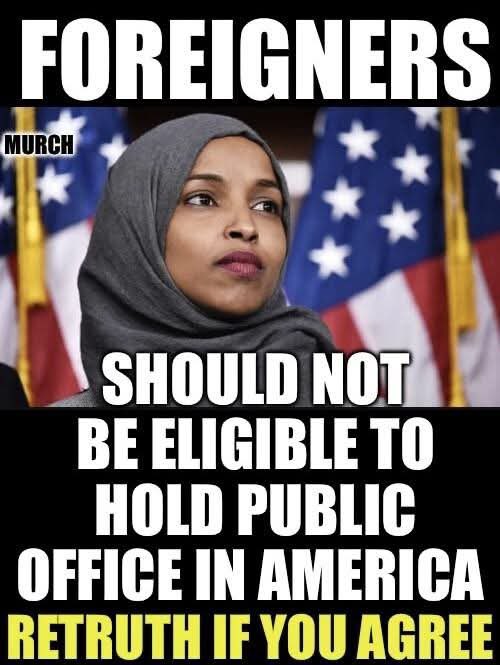 She hates America. She hates white people. She hates Christians. Deport her entire family?

A. Yes
B. No