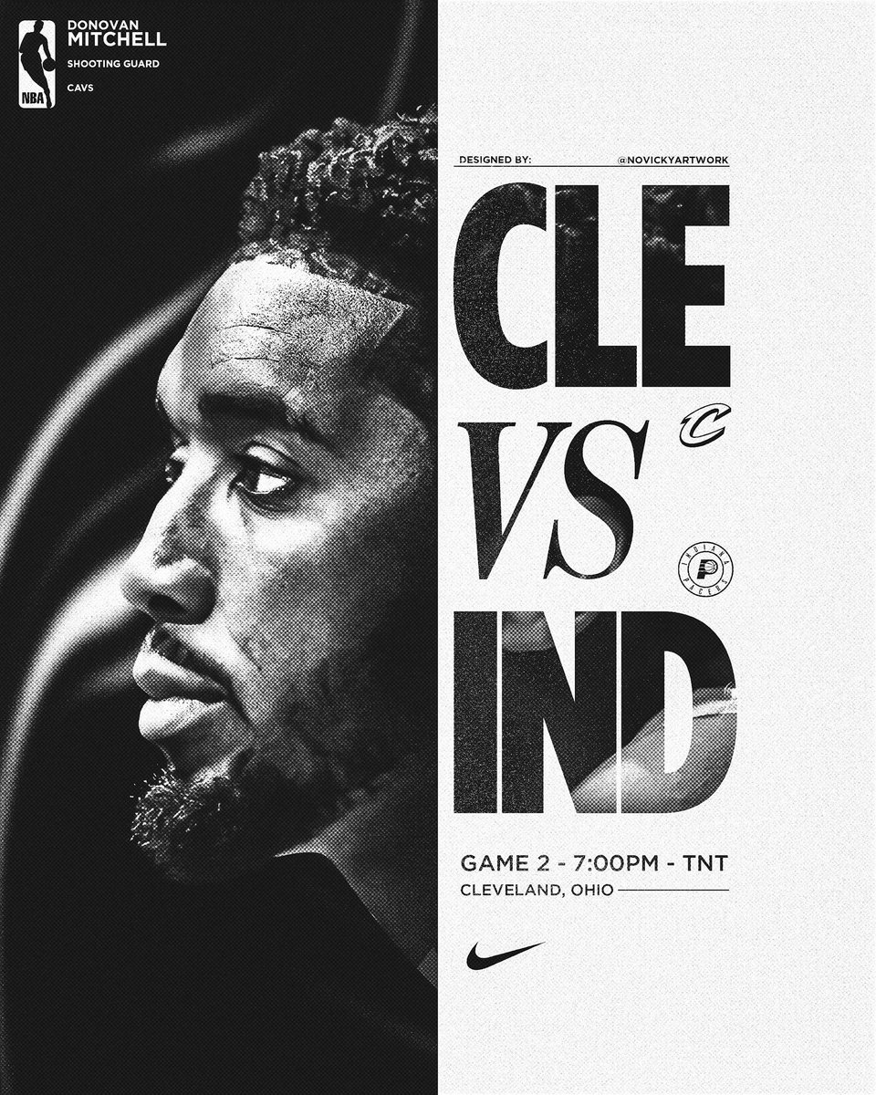 Game Two: <a href="/cavs/">Cleveland Cavaliers</a> vs <a href="/Pacers/">Indiana Pacers</a> 

Who you got?

#smsports #sportsdesign #LetEmKnow #NBAplayoffs