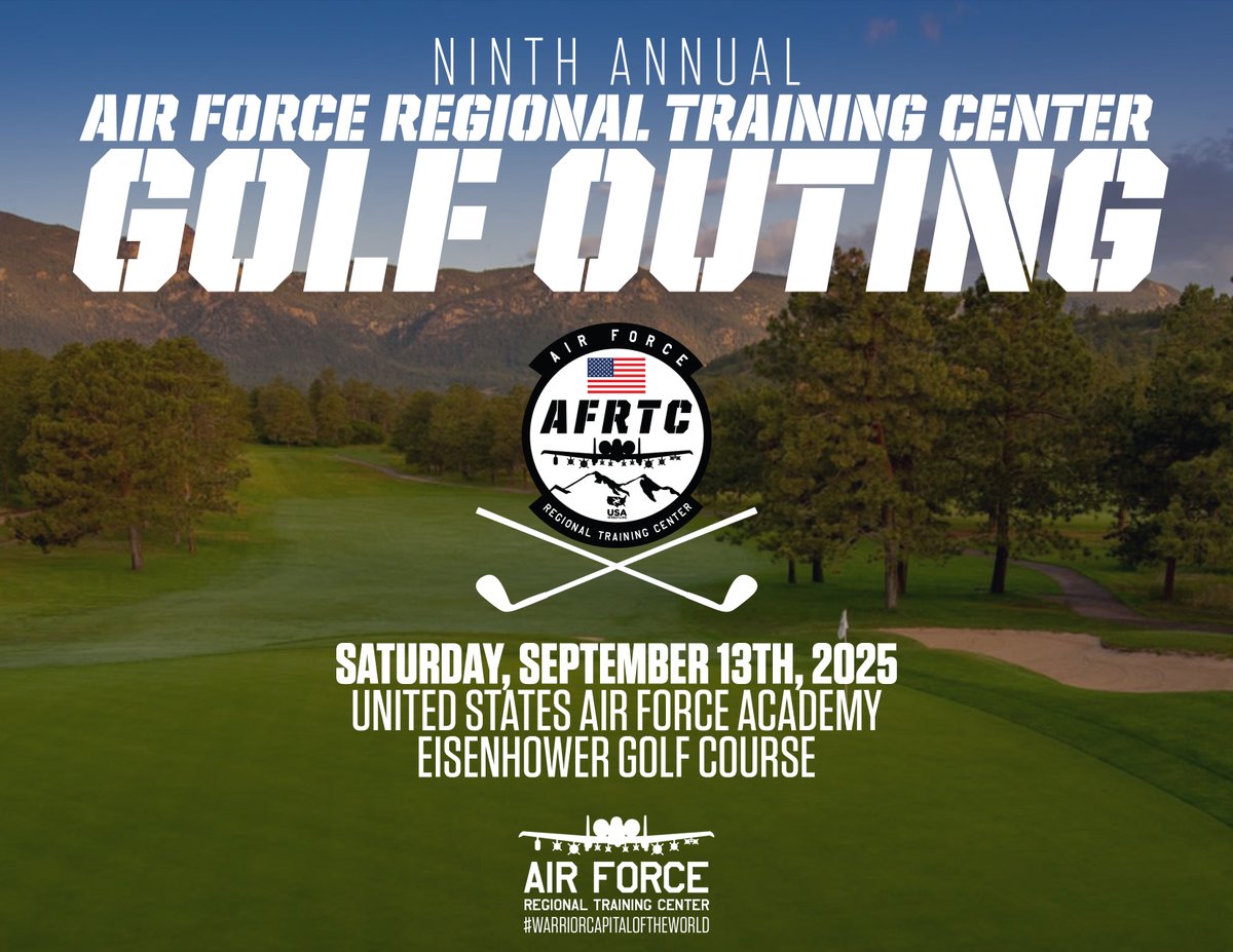 SAVE THE DATE!!! Join us in September for a great day of golf at the prestigious Eisenhower golf course! ⛳️🏌️‍♂️