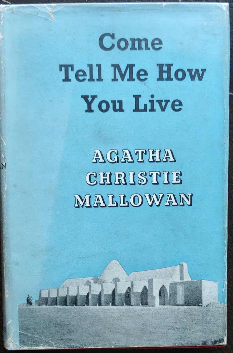 Given the popularity of the new TV show 'Travels with Agatha' featuring David Suchet, consider reading #agathachristie's 1946 non-fiction book 'Come, Tell Me How You Live' that recounts her archeological digs in Syria. It's an excellent travelogue. Images: UK &amp; US 1st editions